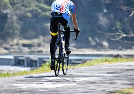 店主自身もスポーツ自転車を愛用!
